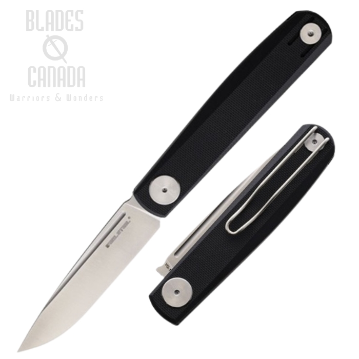 Real Steel GSlip Compact Slipjoint Folding Knife, VG10, G10 Black, 7868
